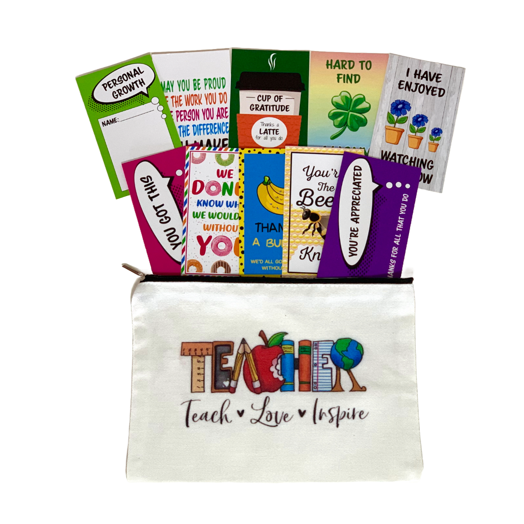 Teacher Appreciation Pouch &amp; Cards