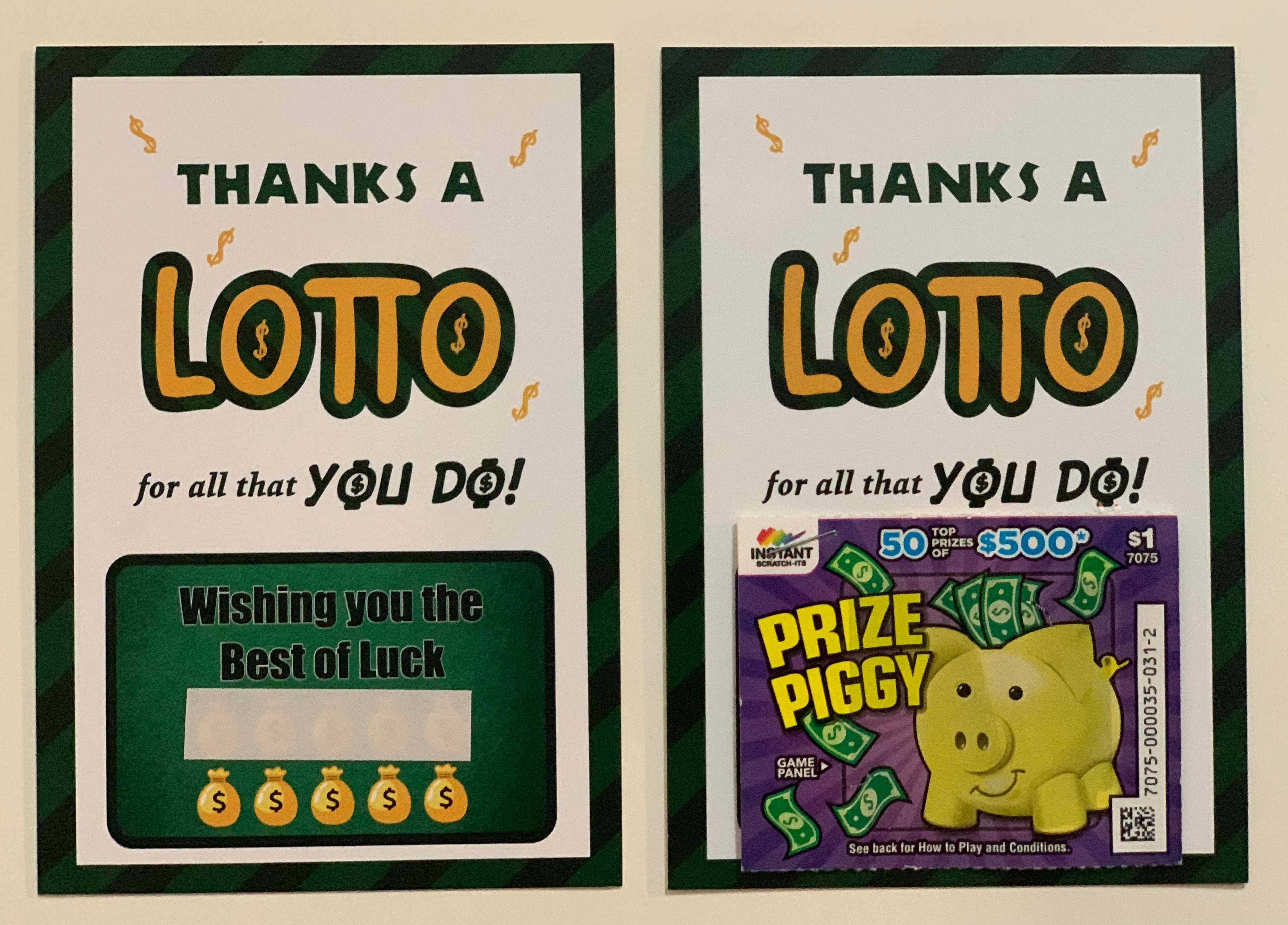 Scratchie Appreciation Card - 10 Pack